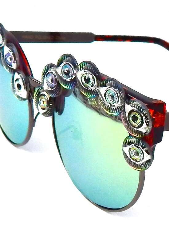 GASOLINE GLAMOUR EYE SPY GREEN EYE ACID COCO SUNGLASSES ?️ ?️‍♀️ ? ? main image 5